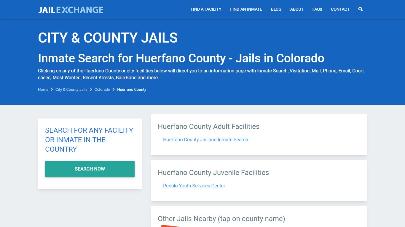 Huerfano County Jail Inmates | Arrests | Mugshots | CO